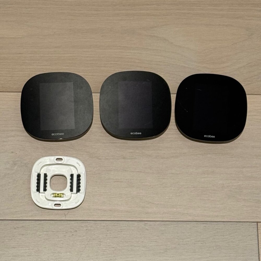 ecobee3 lite Smart Thermostat - Black (EB-STATE3LT-02) - Set of 3 - For Parts
